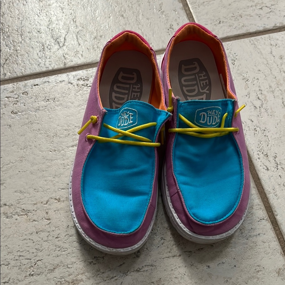 Hey Dude Kids Colorful Slip-On Shoes